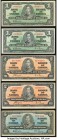 Bank of Canada 1937 Group of 9 Examples Very Fine. 

HID09801242017

© 2020 Heritage Auctions | All Rights Reserved
