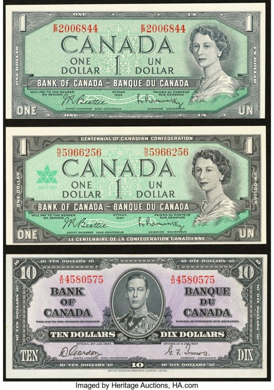 Canada Group of 3 Examples Choice About Uncirculated-Crisp Uncirculated. 

HID09...