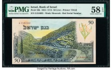 Israel Bank of Israel 50 Lirot 1955 / 5715 Pick 28b PMG Choice About Unc 58 EPQ. 

HID09801242017

© 2020 Heritage Auctions | All Rights Reserved