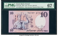 Israel Bank of Israel 10 Lirot 1958 / 5718 Pick 32b PMG Superb Gem Unc 67 EPQ. 

HID09801242017

© 2020 Heritage Auctions | All Rights Reserved