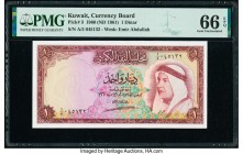Kuwait Currency Board 1 Dinar 1960 (ND 1961) Pick 3 PMG Gem Uncirculated 66 EPQ. 

HID09801242017

© 2020 Heritage Auctions | All Rights Reserved
