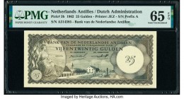 Netherlands Antilles Bank van de Nederlandse Antillen 25 Gulden 1962 Pick 3b PMG Gem Uncirculated 65 EPQ. 

HID09801242017

© 2020 Heritage Auctions |...
