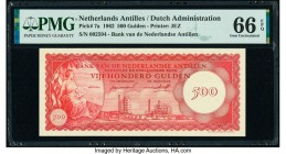 Netherlands Antilles Bank van de Nederlandse Antillen 500 Gulden 1962 Pick 7a PMG Gem Uncirculated 66 EPQ. 

HID09801242017

© 2020 Heritage Auctions ...