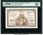 New Caledonia Banque de l'Indochine, Noumea 100 Francs ND (1942) Pick 44 PMG Choice Very Fine 35. 

HID09801242017

© 2020 Heritage Auctions | All Rig...