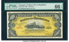 Paraguay Republica del Paraguay 100 Pesos 26.12.1907 Pick 122 PMG Gem Uncirculated 66 EPQ. 

HID09801242017

© 2020 Heritage Auctions | All Rights Res...