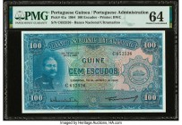 Portuguese Guinea Banco nacional Ultramarino, Guine 100 Escudos 1964 Pick 41a PMG Choice Uncirculated 64. 

HID09801242017

© 2020 Heritage Auctions |...