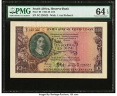 South Africa South African Reserve Bank 10 Pounds 5.3.1953 Pick 98 PMG Choice Uncirculated 64 EPQ. 

HID09801242017

© 2020 Heritage Auctions | All Ri...