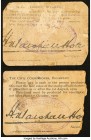 (South Africa)/(Rhodesia) Civil Commissioner Hu(gh) Marshall Hole British South Africa Company Bulawayo 3; 6 Pence 1900 Pick S662c; S664a Fine. Paper ...