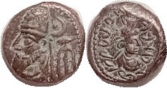 ELYMAIS, Orodes I, Æ Drachm, GIC-5892, Bust l., anchor/Artemis bust r; Choice VF, brown patina with lt green hilighting, rev particularly good for thi...