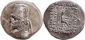 R PARTHIA, Orodes I, 90-80 BC, Drachm, Sellw 31.5, EF, well centered & struck, good metal with deep tone. (An AEF realized $936, NY Sale 1/15.)