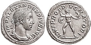 R SEVERUS ALEXANDER, Den, IOVI PROPVGNATORI, Jupiter stg r, Choice EF+, virtuall...