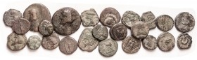 PARTHIA: last sale had a lot of 97 small bronzes, "quite low grade, probably not identifiable," which brought $251 on $399 bid. From the original grou...