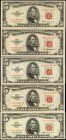 Lot of (5). Fr. 1532 to 1536. 1953-63 $5 Legal Tender Notes. Choice Uncirculated to Uncirculated.
A grouping of $5 Legal Tender Notes which consists ...