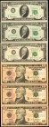 Lot of (6) Fr. 2017-C*, 2018-H*, 2029-G* & 2041-D*. 1963A to 2009 $10 Federal Reserve Star Notes. Choice Uncirculated.
A grouping of six replacement ...
