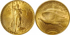 1910-D Saint-Gaudens Double Eagle. Unc Details--Cleaned (PCGS).
PCGS# 9155. NGC ID: 26FG.
Estimate: 2000