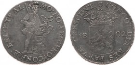 Bataafse Republiek (1795-1806) - Utrecht - Zilveren Dukaat 1802 (Sch. 71 / Delm. 982) - PR-