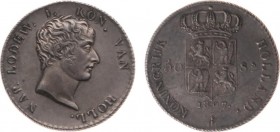Koninkrijk Holland (Lodewijk Napoleon 1806-1810) - 50 Stuivers 1807 met naam graveur GEORGE F op halsafsnede (Sch. 148 /RR) - geschonken door de Konin...