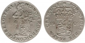 Koninkrijk Holland (Lodewijk Napoleon 1806-1810) - Zilveren Dukaat 1808 (Delm. 982 /Sch. 123/S) - ZF/PR / Schaars