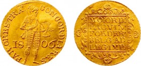 Koninkrijk Holland (Lodewijk Napoleon 1806-1810) - Gouden Dukaat 1806 grote cijfers / Russische slag (Sch. 118A / Delm. 1176A) - ZF/PR