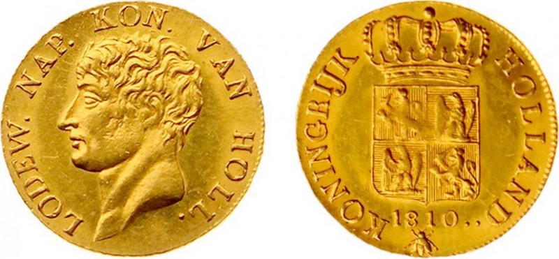 Koninkrijk Holland (Lodewijk Napoleon 1806-1810) - Gouden Dukaat 1810 - 3e type ...