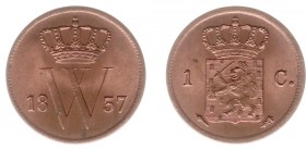 Koninkrijk NL Willem I (1815-1840) - 1 Cent 1837 (Sch. 336) - UNC-