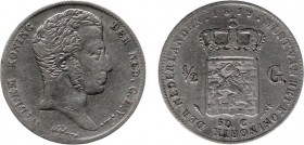 Koninkrijk NL Willem I (1815-1840) - ½ Gulden 1819 U (Sch. 280) - FR+