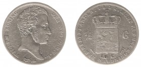 Koninkrijk NL Willem I (1815-1840) - ½ Gulden 1822 U (Sch. 281) - FR