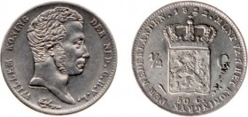 Koninkrijk NL Willem I (1815-1840) - ½ Gulden 1822 U (Sch. 281b) - ZF