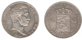 Koninkrijk NL Willem I (1815-1840) - ½ Gulden 1822 U (Sch. 281a) - ZF/PR