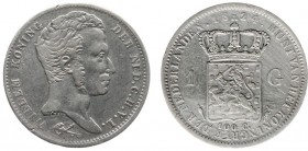 Koninkrijk NL Willem I (1815-1840) - 1 Gulden 1824 U (Sch. 264) - ZF