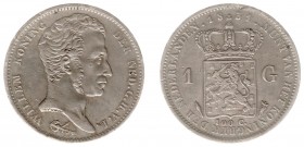 Koninkrijk NL Willem I (1815-1840) - 1 Gulden 1831 UIT 1821 (Sch. 266a/R) - ZF, lichte randschade