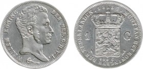 Koninkrijk NL Willem I (1815-1840) - 1 Gulden 1837 (Sch. 268) - ZF+, gepoetst