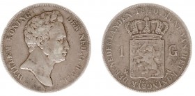 Koninkrijk NL Willem I (1815-1840) - 1 Gulden 1840 (Sch. 278) - ZF-
