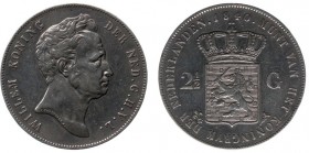 Koninkrijk NL Willem I (1815-1840) - 2½ Gulden 1840 (Sch. 257) - ZF, gepoetst