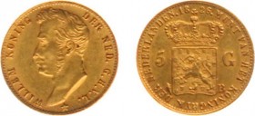 Koninkrijk NL Willem I (1815-1840) - 5 Gulden 1826 B (Sch. 197) - PR-
