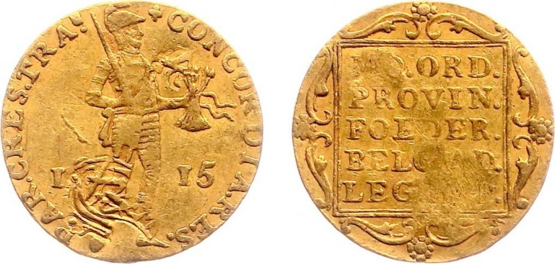 Koninkrijk NL Willem I (1815-1840) - Gouden Dukaat 1815, Utrecht type (Sch.205),...