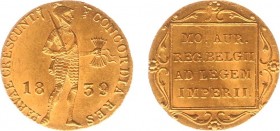 Koninkrijk NL Willem I (1815-1840) - Gouden Dukaat 1839 (Sch. 223) - ZF+