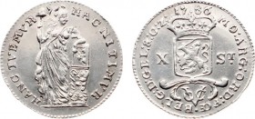 Verenigde Oost-Indische Compagnie (1602-1799) - Gelderland - X Stuiver 1786 (Scho. 74) - schoongemaakt - ZF