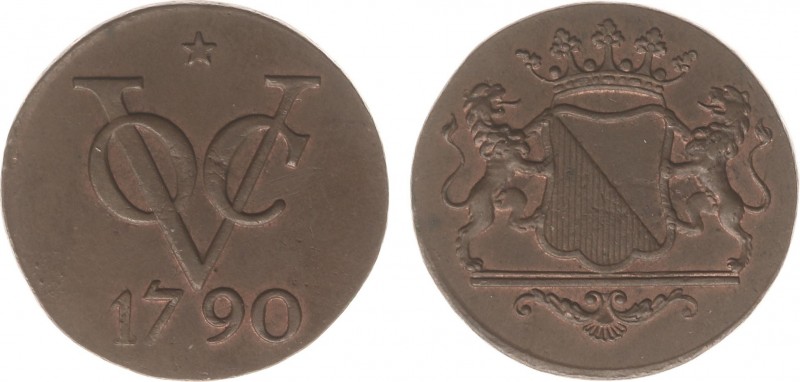 Verenigde Oost-Indische Compagnie (1602-1799) - Utrecht - Dubbele Duit 1790 mmt....