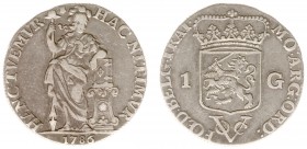Verenigde Oost-Indische Compagnie (1602-1799) - Utrecht - 1 Gulden 1786 (Scho. 65) - ZF