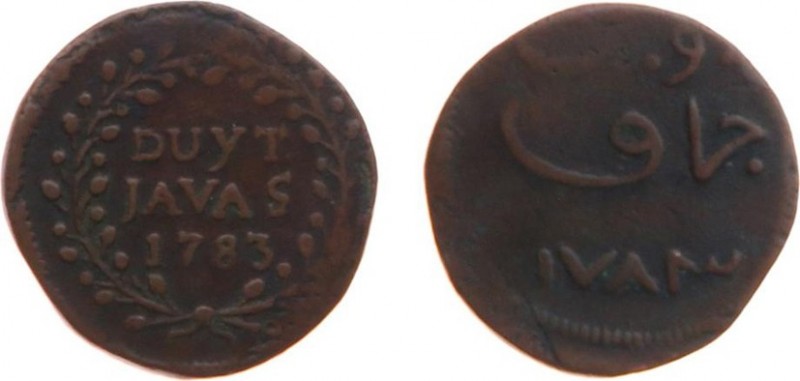 Verenigde Oost-Indische Compagnie (1602-1799) - Java - Duit 1783 (KM 176 / Scho....