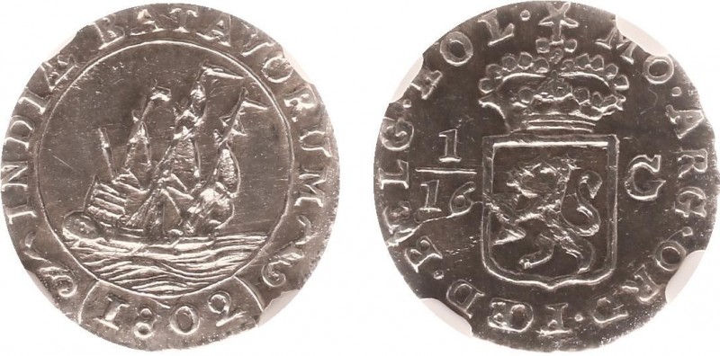 Nederlands-Indië - Bataafse Republiek (1799-1806) - Munten te Enkhuizen geslagen...