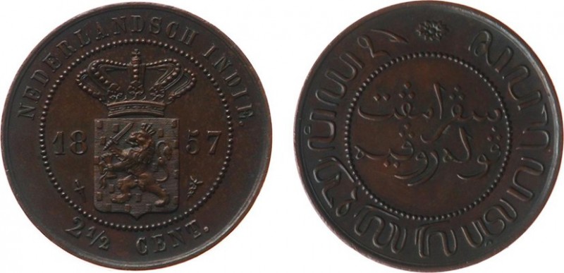 Nederlands-Indië - Nederlands-Indisch Gouvernement (1816-1949) - 2½ Cent 1857 (S...