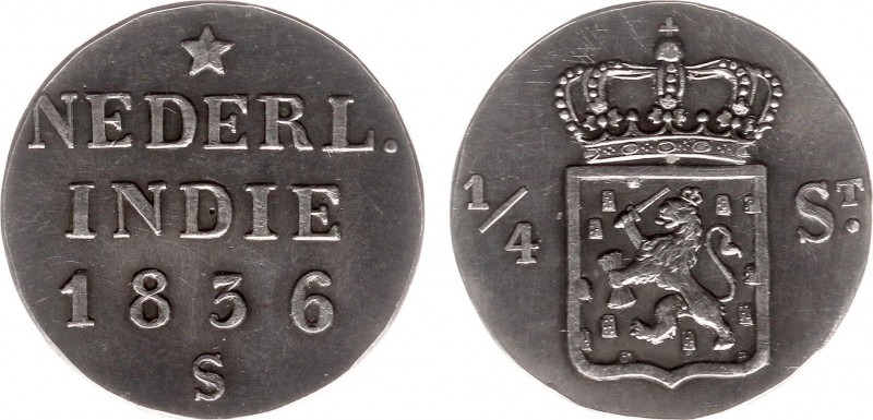 Nederlands-Indië - Nederlands-Indisch Gouvernement (1816-1949) - 1/4 Stuiver 183...