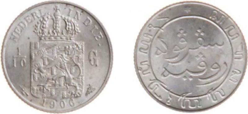Nederlands-Indië - Nederlands-Indisch Gouvernement (1816-1949) - 1/10 Gulden 190...