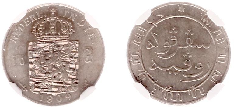 Nederlands-Indië - Nederlands-Indisch Gouvernement (1816-1949) - 1/10 Gulden 190...