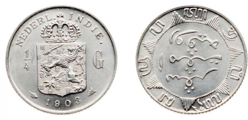 Nederlands-Indië - Nederlands-Indisch Gouvernement (1816-1949) - 1/4 Gulden 1903...