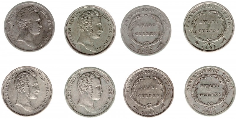 Nederlands-Indië - Nederlands-Indisch Gouvernement (1816-1949) - 1/4 Gulden 1826...