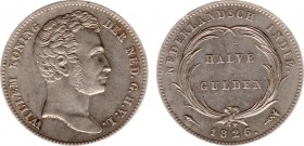 Nederlands-Indië - Nederlands-Indisch Gouvernement (1816-1949) - 1/2 Gulden 1826 (Scho. 618) - PR-