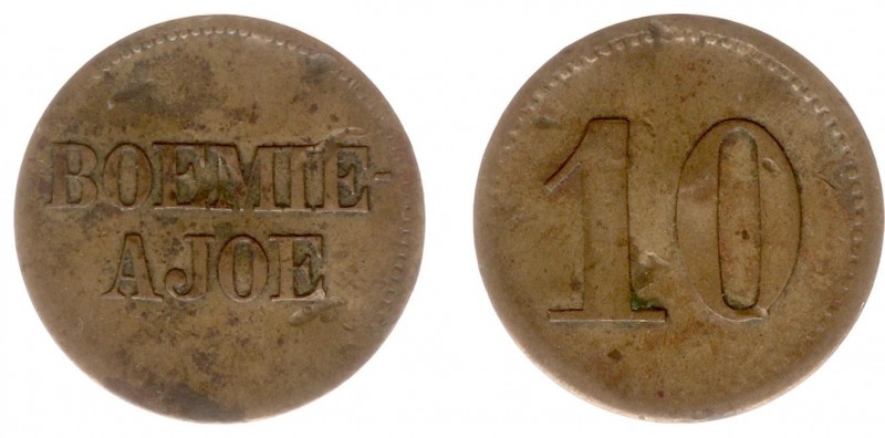 The Akio Seki Collection - Boemie Ajoe - 10 cents c.1890 - c.1900 (LaBe 61 / LaW...